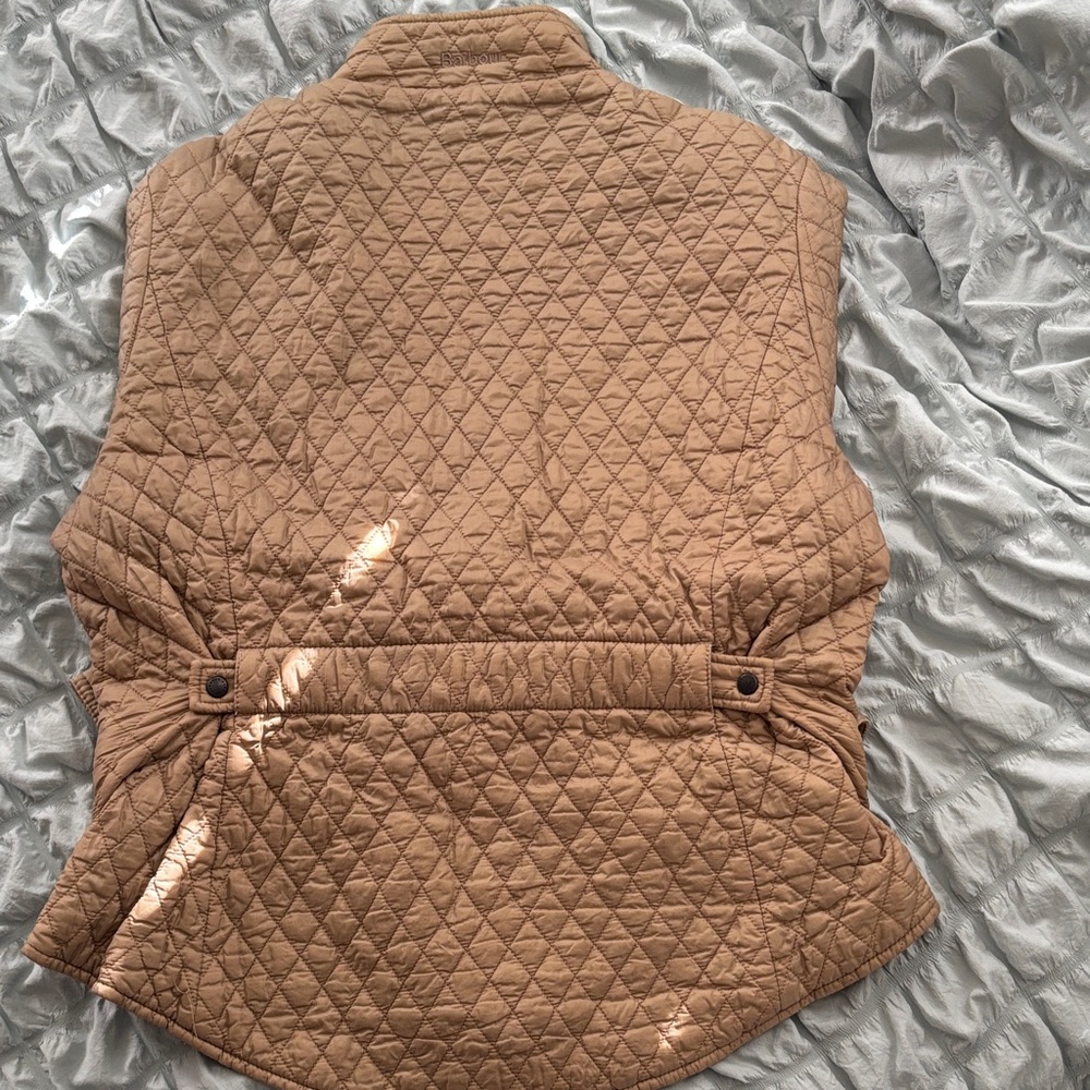 Barbour Camel Quilted Puffer Jacket - Picture 4 of 4